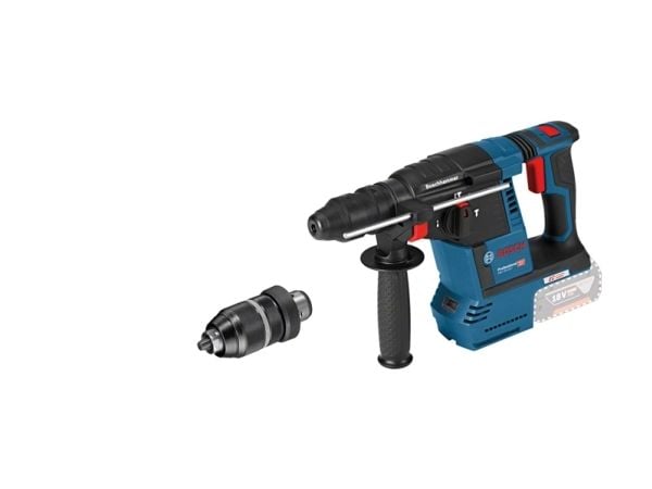 Bosch GBH 18V-26 F Professional - Roterende hammer - trådløs - 3-modus - SDS-plus - 2.6 joule - uten batteri - 18 V - SOLO