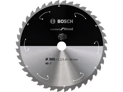 Bosch RUNDSAVKLINGE ACCU STD TRÆ 305X30MM 40T 40T