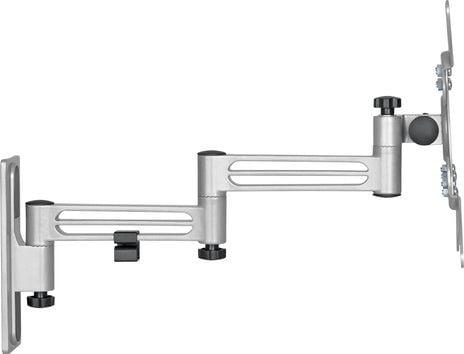 Schwaiger - Monteringssett (veggmontering) - for LCD-TV - aluminium - sølv - skjermstørrelse: 13"-43"