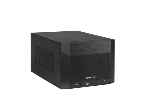 Chieftec Pro Cube Mini CN-01B-OP - ATX-boks - ingen strømforsyning (ATX) - svart - USB/lyd