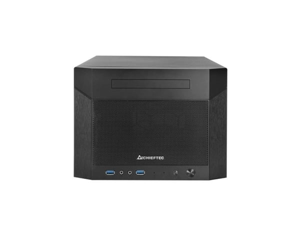 Chieftec Pro Cube Mini CN-01B-OP - ATX-boks - ingen strømforsyning (ATX) - svart - USB/lyd