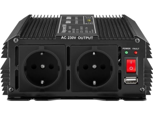 Goobay 58884, Universal, Universal, 12 - 13,8 V, 1500 W, 230 V, DC-AC, DC-to-AC