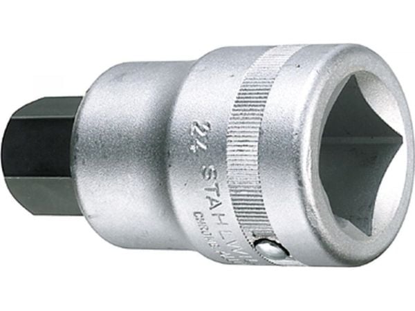 Stahlwille hylsa med bits 06050019 1" 19 mm