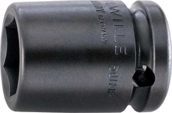 STAHLWILLE 23010017 50 IMP IMPACT Douille 1/2" MIS.17, Kraftpipe, Svart, 2 hoder, 1/2", Metrisk, 17 mm