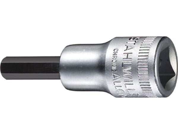 STAHLWILLE 02050010, Støpselsett, 3/8", Metrisk, 5 hoder, 10 mm, Kromfarget