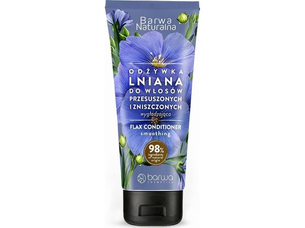 BARWA Natural Flaxseed smoothing balsam for tørt og skadet hår 200 ml