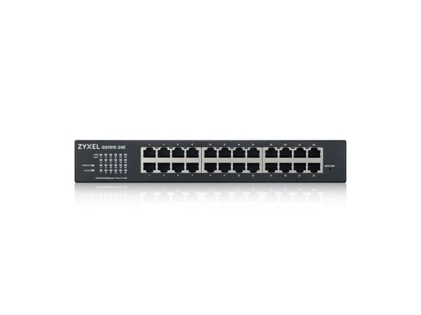 Zyxel GS1915 Series GS1915-24E - Switch - NebulaFLEX-kompatibel - smart - 24 x 10/100/1000 - stasjonær, veggmonterbar