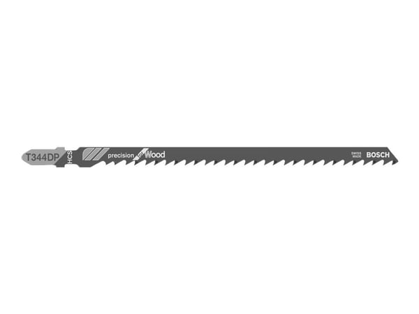 Bosch Precision for Wood T 344 DP - Stikksagblad - for tre, kartong, kryssfinér, fiberplate, bløtt tre, thick construction timber - 5 deler - T-ska...