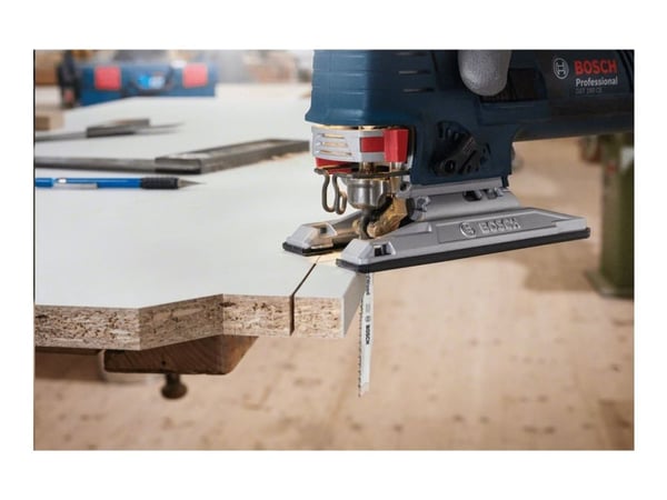 Bosch clean for Hard Wood T 101 AIF - Stikksagblad - for laminat, løvtre, laminerte paneler, epoksy, høytrykkslaminat (HPL) - 5 deler - T-skaft - l...