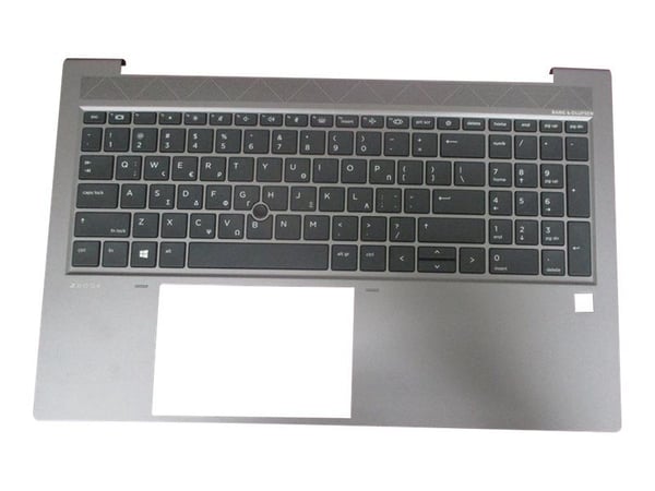 HP - Erstatningstastatur for bærbar PC - med pekepinne, ClickPad - bakbelysning - Italiensk - med toppdeksel - for ZBook Firefly 15 G7 Mobile Works...