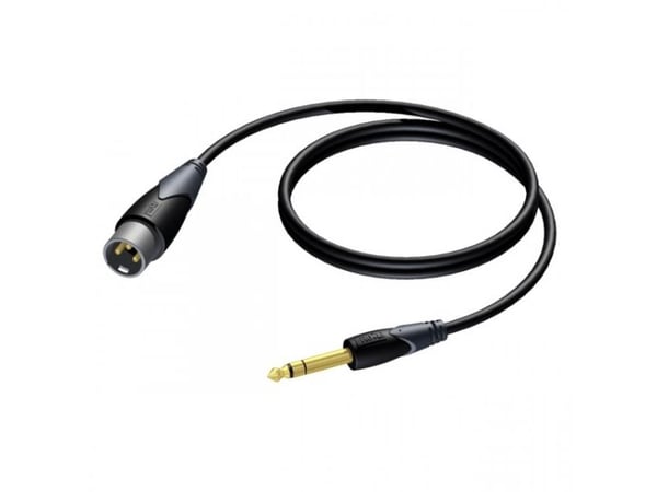 Procab Classic Series CLA724 - Ljudkabel - XLR hane till stereojack hane - 1.5 m