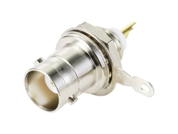 TRU COMPONENTS TC-10101488 BNC-stiftskontakt för anslutning/Einbau vertikal 50 Ohm, 1 st