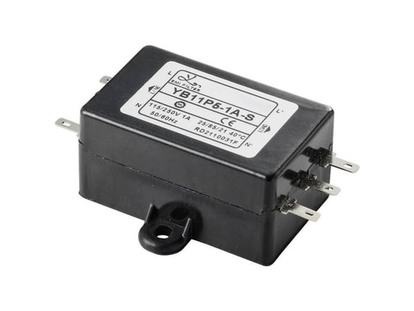 TRU COMPONENTS TC-10101420 Melua vaimentava suodatin 250 V/AC 1 A 3,7 mH (L x S x K) 68 x 50 x 25,5 mm 1 kpl 1 kpl