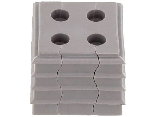 CONTA-CLIP KDS-DE 4X4,5 tätningselement, termoplastisk elastomer, grå, 1 st