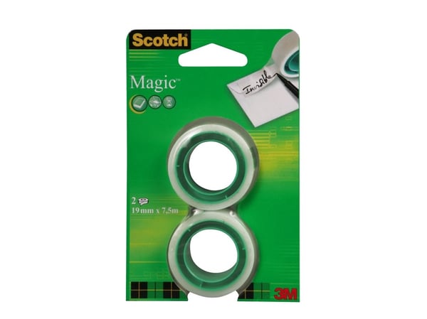 Scotch Taśma biurowa Scotch Magic 19mm (2szt)