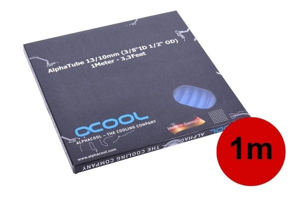 Alphacool 18529, Tuubi, Polyvinyylikloridi (PVC), Sininen, 60 °C, 1,3 cm, 100 cm