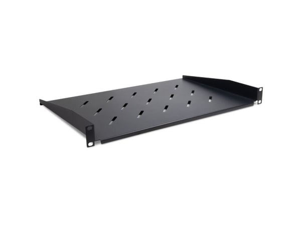 Inter-Tech 88887342, Kehikon hylly, Musta, 1U, 480 mm, 300 mm, 45 mm