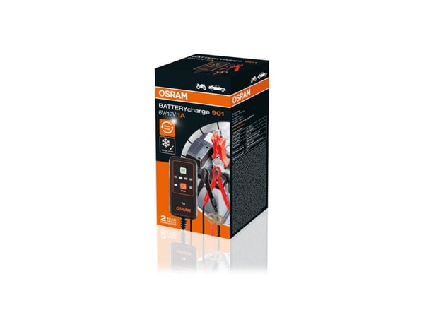 Osram BatteryCharge 901 Batterilader - 6V / 12V