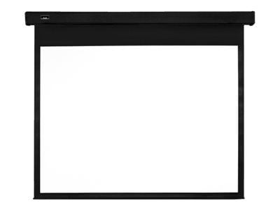 Multibrackets M Motorized Projection Screen Black Edition - Projeksjonsskjerm - takmonterbar - motorisert - 108" (274 cm) - 16:9 - Matte White - svart