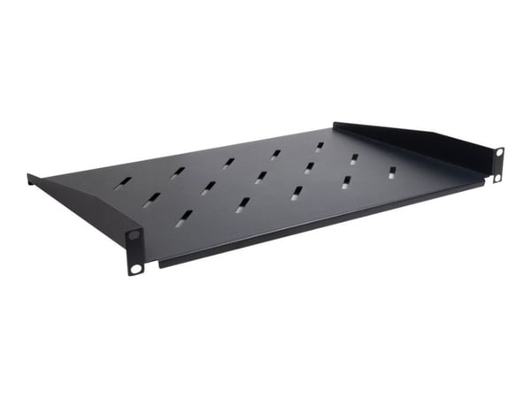 Inter-Tech SW-1U-300 - Rack-hylle - RAL 9005 - 1U - 19"