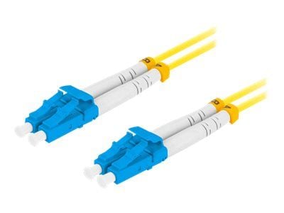 Lanberg - Koblingskabel - LC/UPC-enkeltmodus (hann) til LC/UPC-enkeltmodus (hann) - 2 m - 3 mm - fiberoptisk - dupleks - 9 / 125 micron - G.657.A1 ...