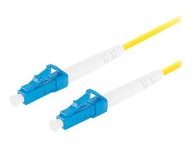 Lanberg - Koblingskabel - LC/UPC-enkeltmodus (hann) til LC/UPC-enkeltmodus (hann) - 1 m - 3 mm - fiberoptisk - simpleks - 9 / 125 micron - G.657.A1...