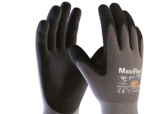 Maxiflex ultimate koko 12 - kokoonpanokäsine, optimaalinen istuvuus ja ergonomia. hengittävä, jäähdyttävä
