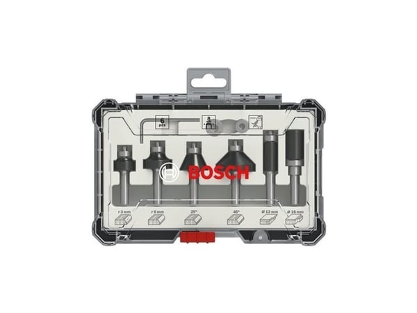 Bosch OVERFRESH SET HM BLANDET 8MM 6 PALAA