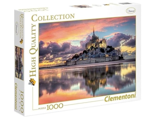 Clementoni High Quality Collection - The Magnificent Mont Saint-Michel - puslespill - 1000 deler