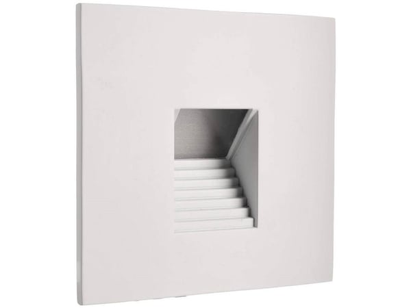 Deko Light deksel firkantet hvit trinn for Alwaid 930485 (RAL 9016)
