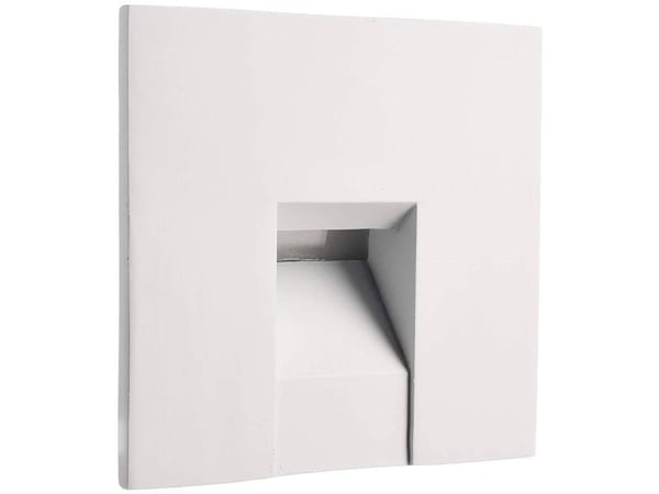 Deko Light dekning firkantet hvit for Alwaid 930482 avdekking (RAL 9016)