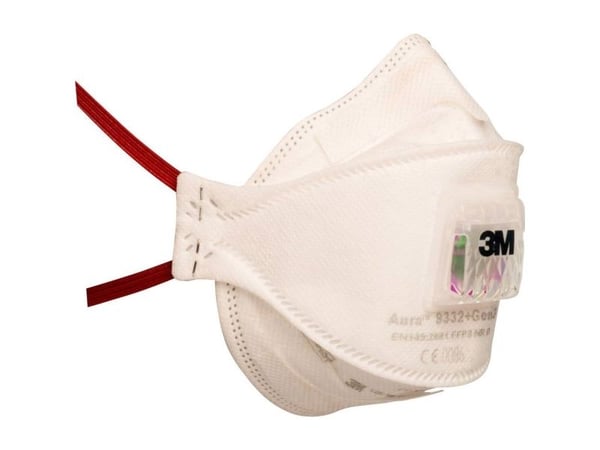3M Aura 9332+ Gen3 finstøvmaske med ventil FFP3 (10 stk.)