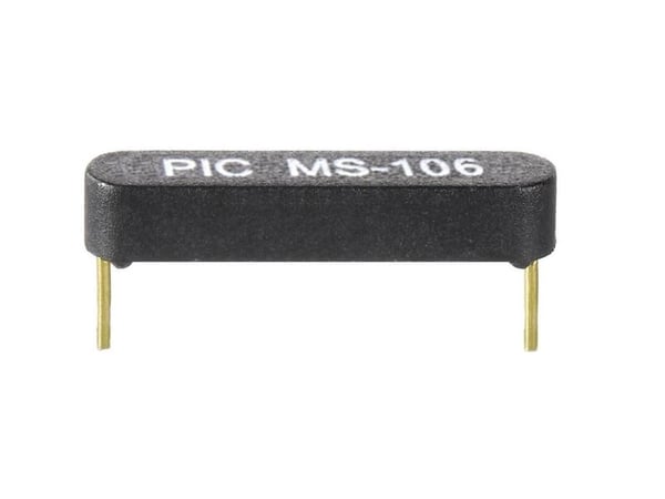 PIC MS-106-3 Reed-kontakti 1 x sluttekontakt 180 V/DC, 130 V/AC 0,7 A 10 W PIC MS-106-3 Reed-kontakti 1 x sluttekontakt 180 V/DC, 130 V/AC 0,7 A 10 W