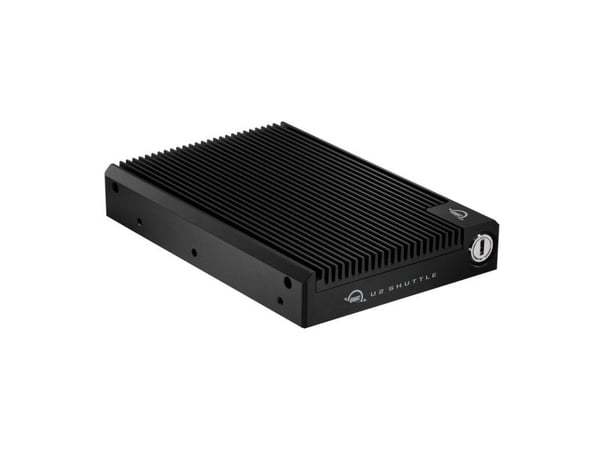 OWC U2 Shuttle, SSD-kabinett, 3.5", PCI Express 3.0, 64 Gbit/s, Sort