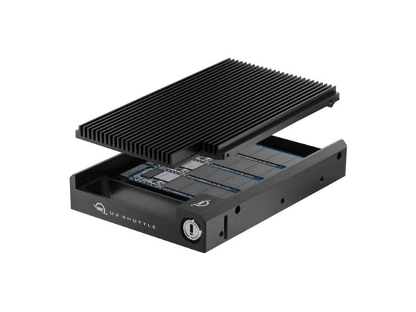OWC U2 Shuttle, SSD-kabinett, 3.5", PCI Express 3.0, 64 Gbit/s, Sort