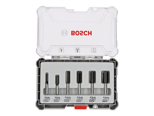 Bosch OVERFRASER SET HM 6MM 6 stycken