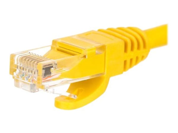 Netrack - Koblingskabel - RJ-45 (hann) til RJ-45 (hann) - UTP - CAT 5e - formstøpt, uten hindringer - gul