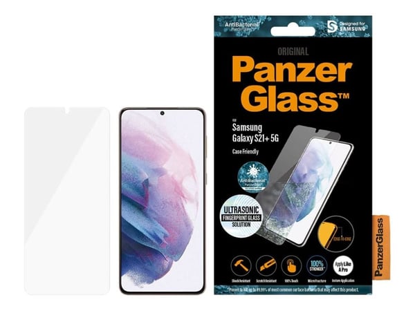 PanzerGlass Szkło E2E Microfracture do Galaxy S21+ G996 Case Friendly