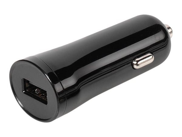 Vivanco CCVVMUSB24ABK - Auton virtalähde - 2,4 A (USB) - kaapelissa: Micro-USB - musta