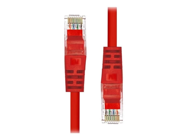 ProXtend - Koblingskabel - RJ-45 (hann) til RJ-45 (hann) - 5 m - UTP - CAT 5e - formstøpt, uten hindringer - rød