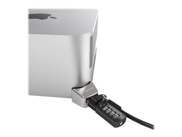 Compulocks Mac Studio Ledge Lock Adapter with Combination Cable Lock - Låssats för säkerhetskabel - för Apple Mac Studio
