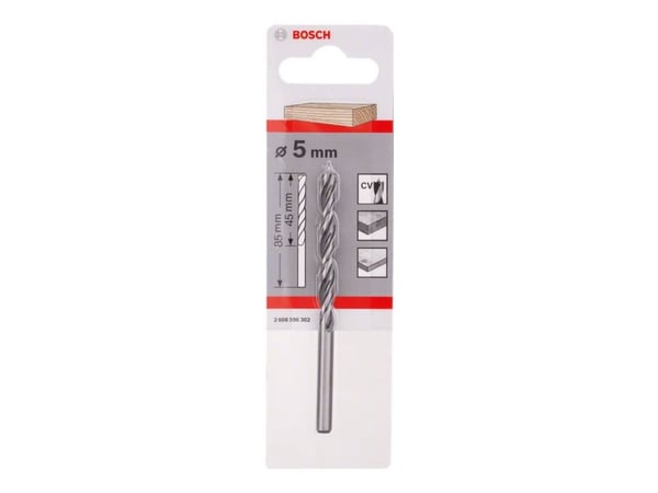 Bosch - Bor - for bløtt tre, løvtre - brad-punktsbit - cylindrical - lengde: 86 mm