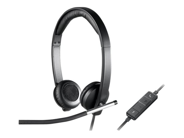 Logitech USB Headset Stereo H650e - Hodesett - on-ear - kablet