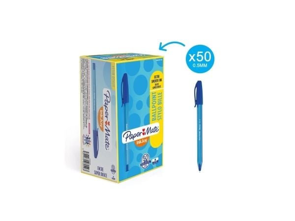 Papermate InkJoy 100ST, Klips, Tynn spiss, Blå, Ultrafin