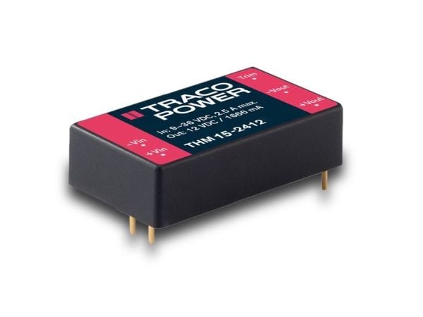 Traco Power THM 15-1211, 40,6 mm, 10,2 mm, 25,4 mm, 24 g, 15 W, 9-18 V