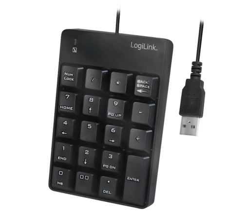 LogiLink ID0184, 19, Laptop, 1,6 m, Sort