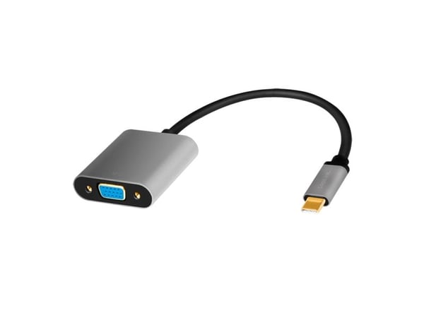 LogiLink CUA0104, 0,15 m, USB Type-C, VGA (D-Sub), Hankjønn, Hunkjønn, Rett