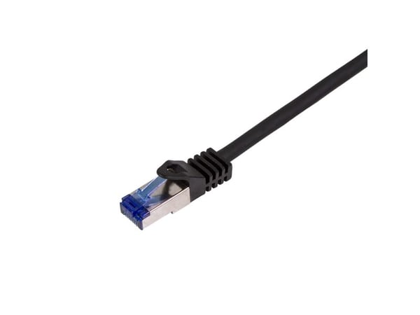 LogiLink C6A033S, 1 m, Cat6a, S/FTP (S-STP), RJ-45, RJ-45, Sort
