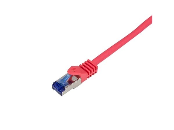LogiLink Professional Ultraflex - Koblingskabel - RJ-45 (hann) til RJ-45 (hann) - 2 m - 6 mm - S/FTP - CAT 7 (kabel) / CAT 6a (kontakter) - halogen...
