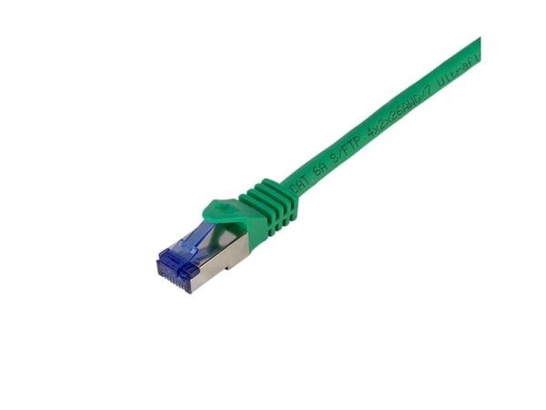 LogiLink Professional Ultraflex - Koblingskabel - RJ-45 (hann) til RJ-45 (hann) - 15 m - 6 mm - S/FTP - CAT 7 (kabel) / CAT 6a (kontakter) - haloge...